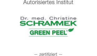 DR. MED. SCHRAMMEK Green Peel® Aushängeschild