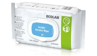 ECOLAB® Incidin™ Alcohol Wipe, Pa à 100 Stk
